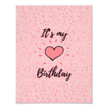 Poster de cumpleaños para niños