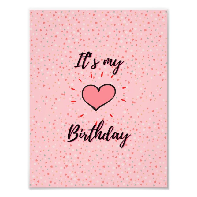 Foto Poster de cumpleaños para niños (Frente)