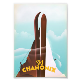 Foto Poster de esquí Chamonix-Mont-Blanc