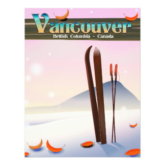 Foto Poster de esquí de Vancouver British Columbia