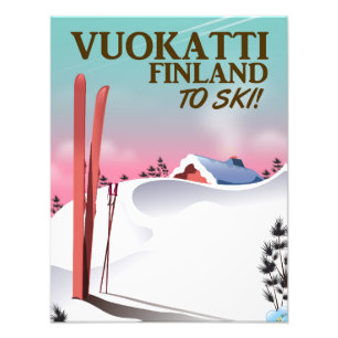 Foto Poster de esquí de Vuokatti Finlandia