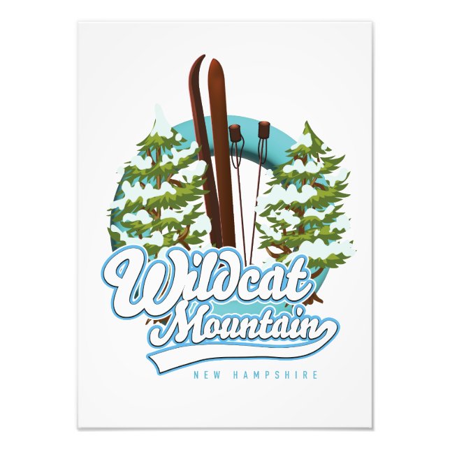 Foto Poster de esquí de Wildcat Mountain New Hampshire (Frente)