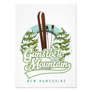 Foto Poster de esquí Gunstock Mountain New Hampshire