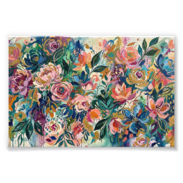 Foto Póster de Floración Floral Vibrante