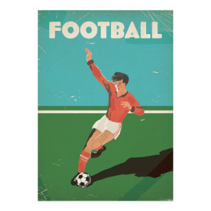 Foto Poster de fútbol de época