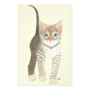 Foto Póster de Gatito Atigrado 24x36