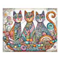 poster de gatos tranquilizantes