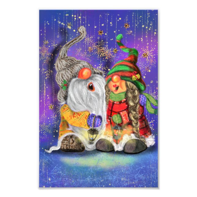 Foto Póster de Gnomos de Navidad (Frente)