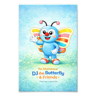 Foto Póster de huevo a mariposa