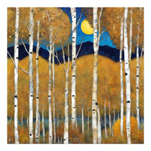 Foto Poster de la Caída de la Montaña Aspens de Colorad