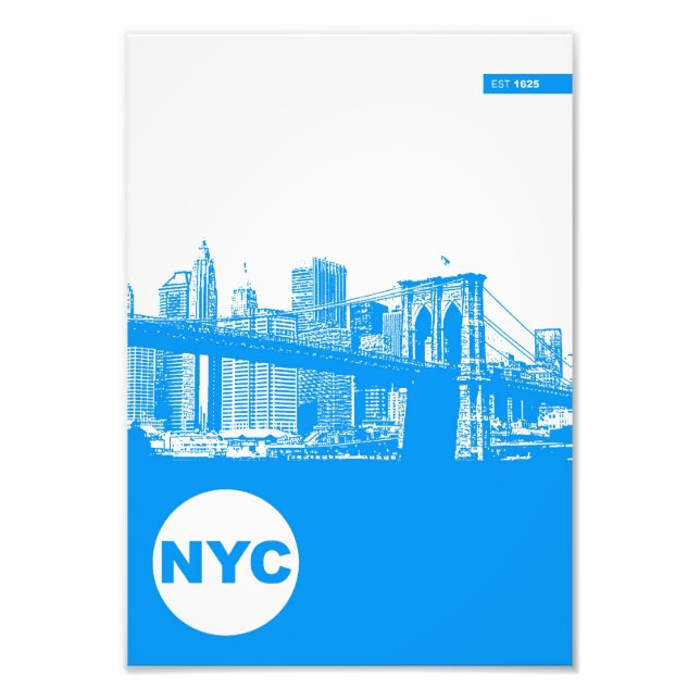 Foto Poster de la ciudad de Nueva York (Frente)