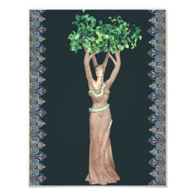 Foto Poster de la diosa del árbol (Frente)