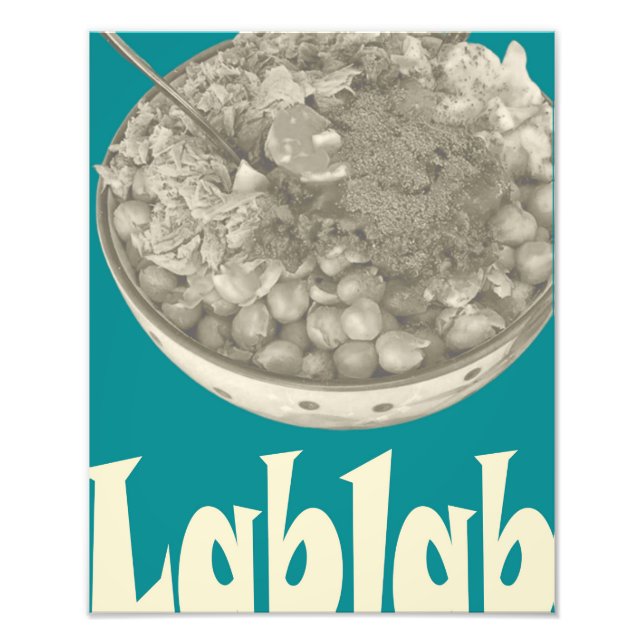Foto Póster de Lablabi y famosos platos tunecinos (Frente)