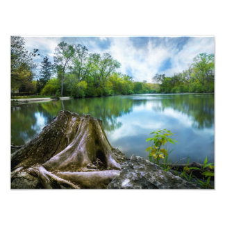 Foto Poster de lagos de verano 16x12|Paisaje|Tamaño Per