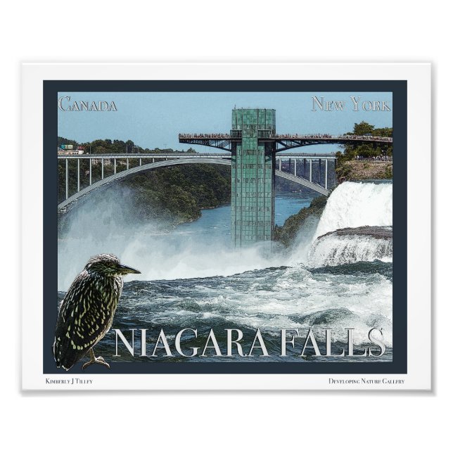 Foto Poster de las Cataratas del Niágara (Frente)