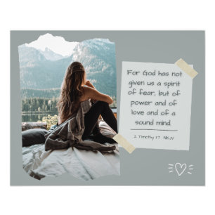 Foto Poster de mensajes Inspiradores de fe cristiana