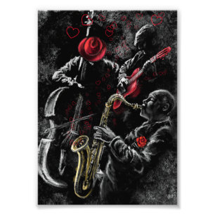 Foto Póster de Música de Jazz Banda de Jazz