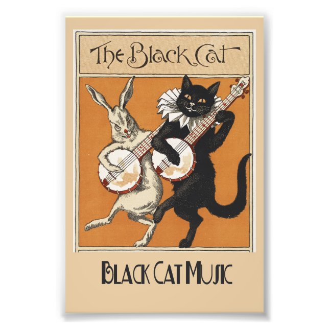 Foto Póster de música "El gato negro" (Frente)