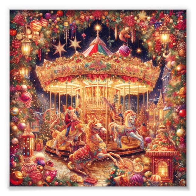 Foto poster de 'Navidades Carousel Joy' (Frente)