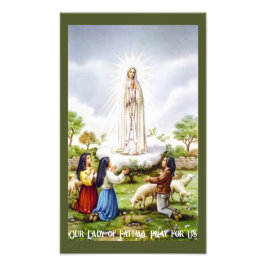 Foto Poster de Nuestra Señora de Fátima
