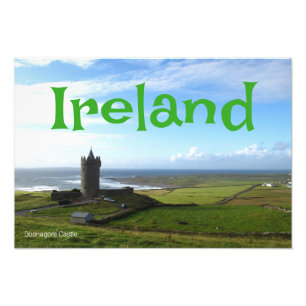 Foto Póster de pared del castillo Doonagore de Irlanda