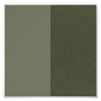Póster de pared verde musgo de división vertical –