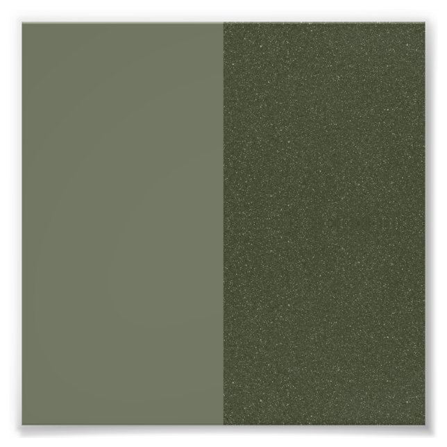 Foto Póster de pared verde musgo de división vertical – (Frente)