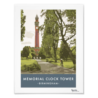 Foto Poster de Retro Moderno de Birmingham