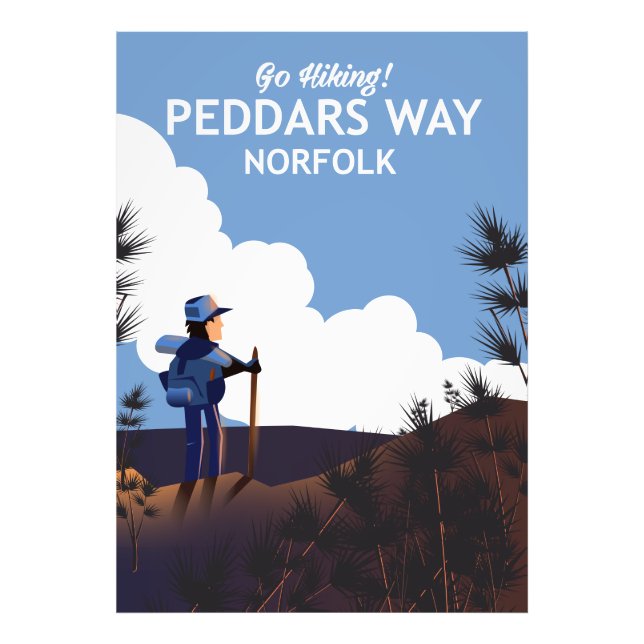 Foto Póster de senderismo de Peddars Way Norfolk (Frente)
