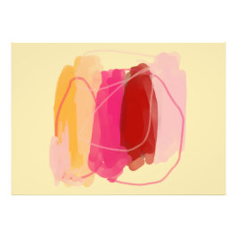 Foto Poster de sombra rosa