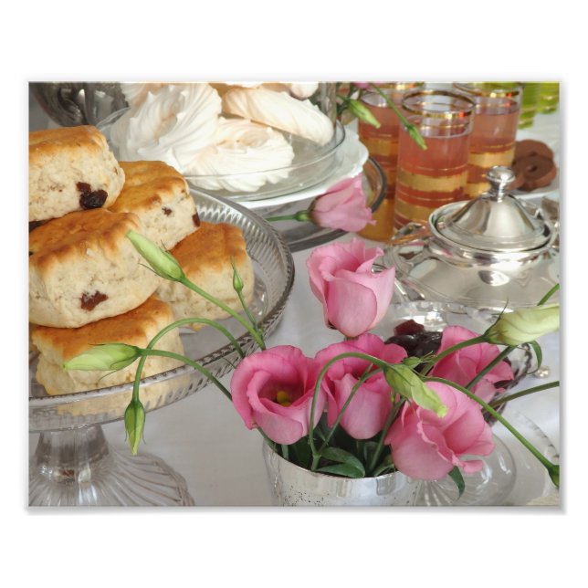 Foto Poster de té rosado de la tarde de Lemonade (Frente)