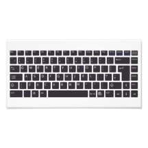 Poster de teclado de equipo