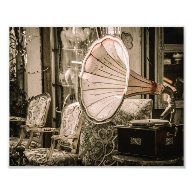 Foto poster de tienda antigua (Frente)