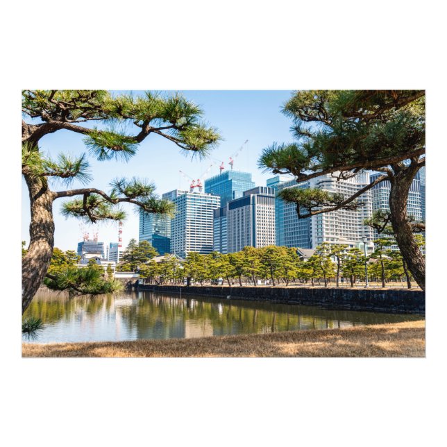 Foto Poster de Tokyo Winter Skyline (Frente)