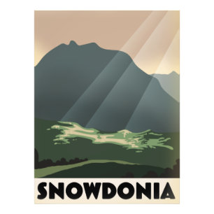 Foto Póster de vacaciones de estilo vintage de Snowdoni
