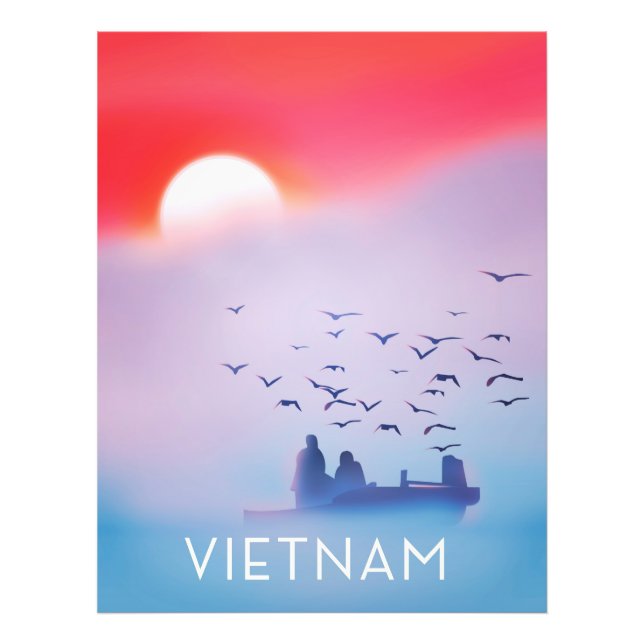 Foto Poster de vacaciones de la noche de Vietnam (Frente)