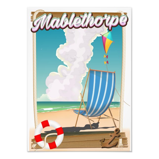 Foto Poster de vacaciones de Mablethorpe (Frente)