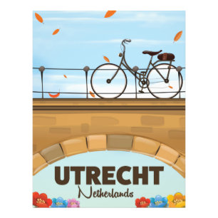 Foto Poster de vacaciones de Utrecht, Países Bajos.