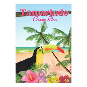 Foto Póster de vacaciones en la playa Tamarindo Costa R