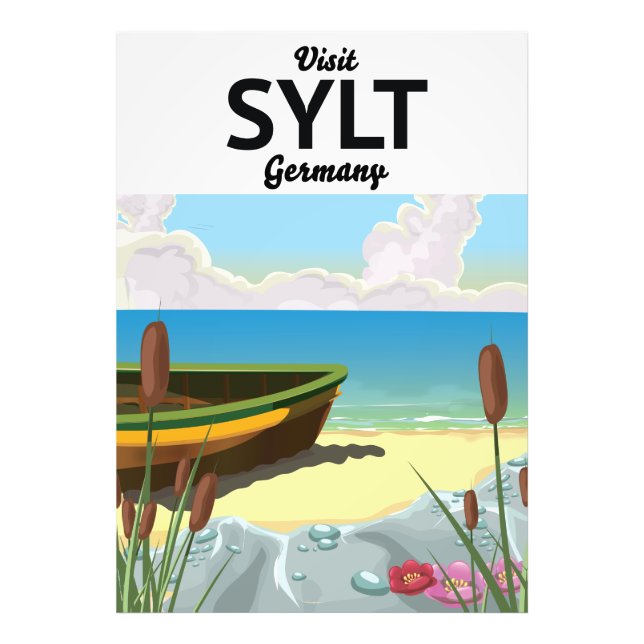 Foto Póster de viaje a Sylt Alemania (Frente)