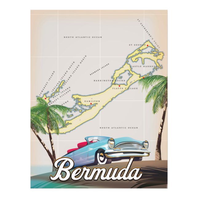 Foto Poster de viaje de Bermudas (Frente)