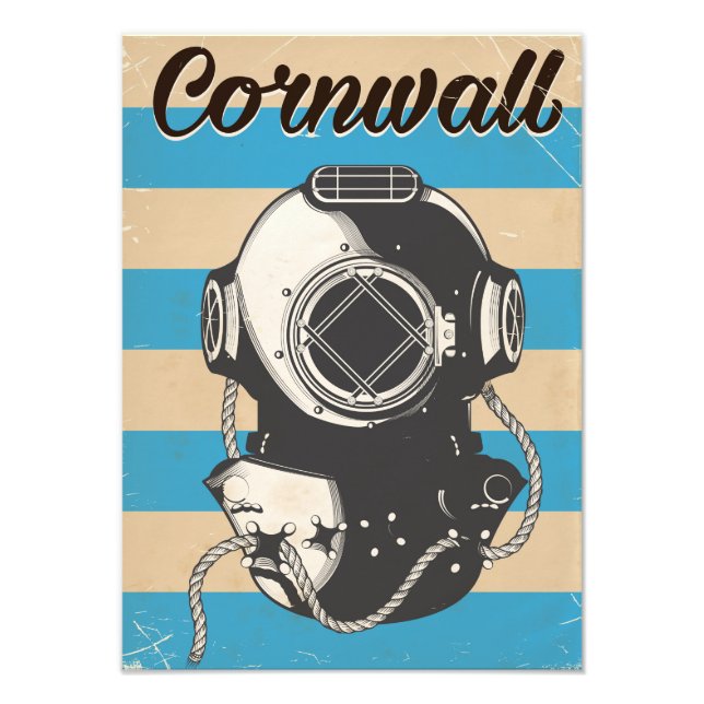 Foto Póster de viaje náutico de Cornwall (Frente)