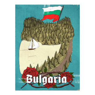 Foto Póster de viaje vintage de Bulgaria