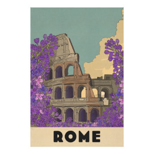Foto Póster de viaje vintage de Roma