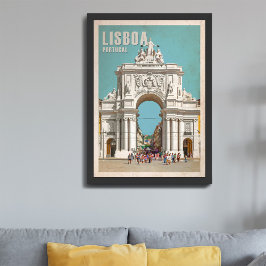 Foto Poster de viajes de época. Arco de la calle Lisboa