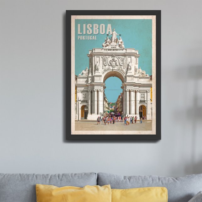Foto Poster de viajes de época. Arco de la calle Lisboa (Subido por el creador)