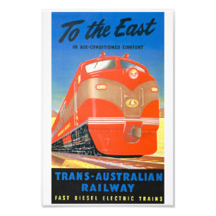 Foto Poster de Vintage Commonwealth Railways