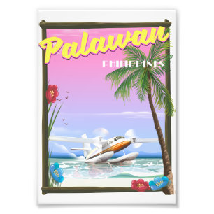 Foto Póster de vuelo a Palawan Filipinas