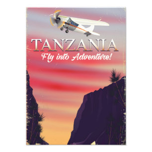 Foto Póster de vuelo africano de Tanzania