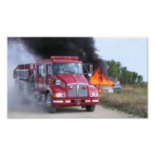 Foto Póster del camión de bomberos Newkirk